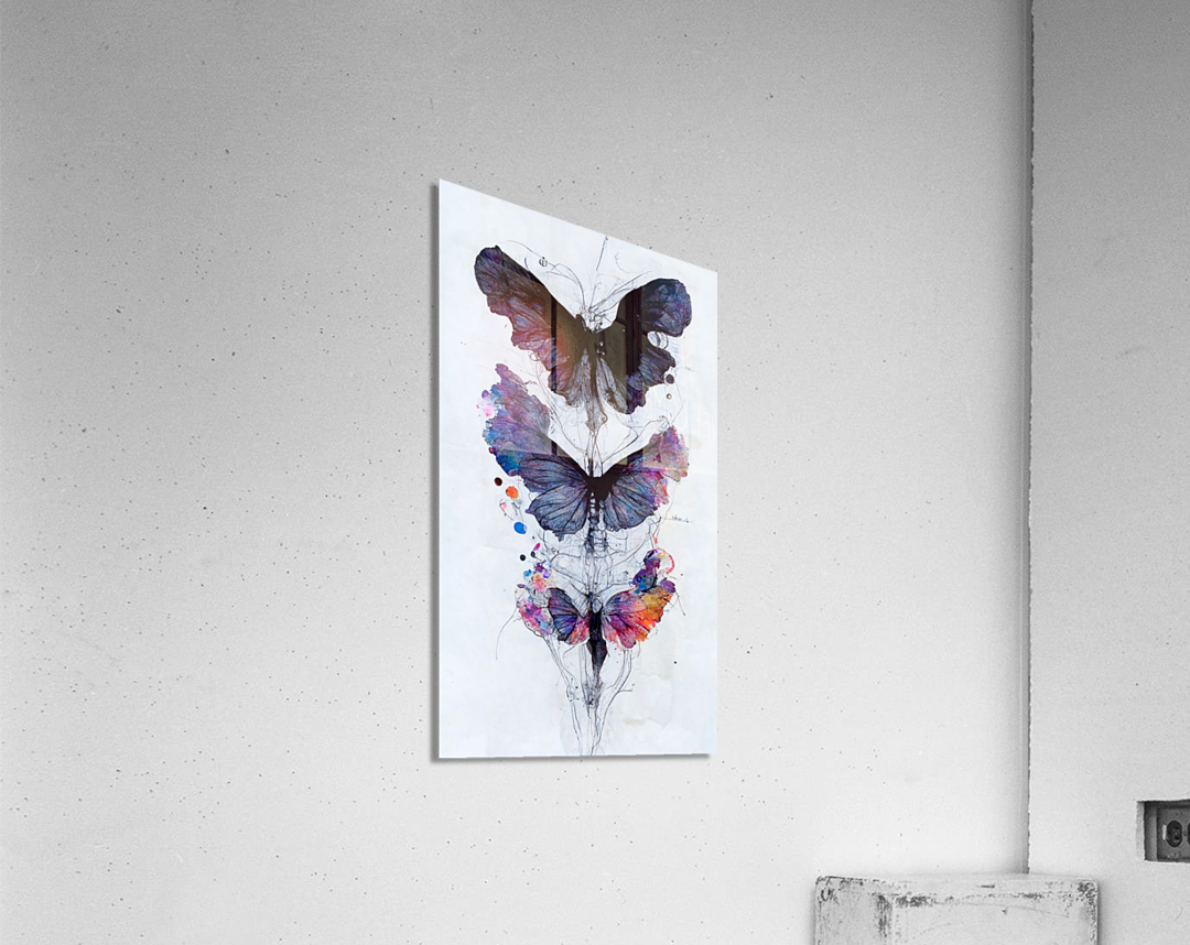 ButterflyEffect01 WB Acrylic Print