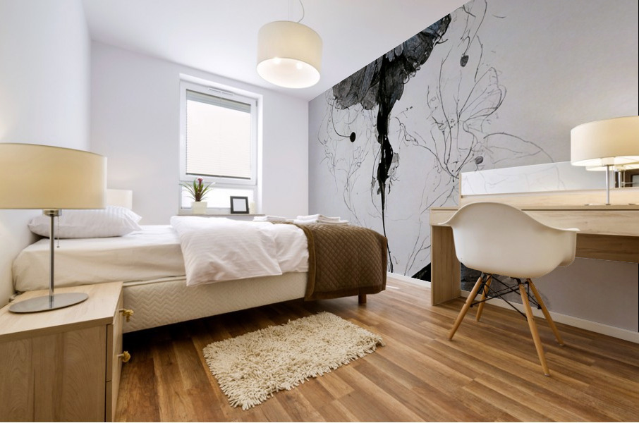 ButterflyEffect02 WB Mural print