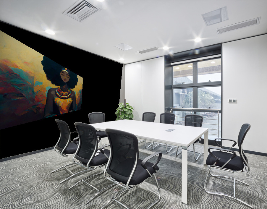 Coco Melanated Wall Printing