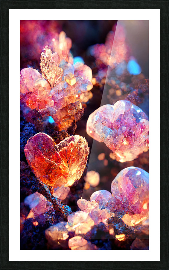 Forever Rose 3 Picture Frame print